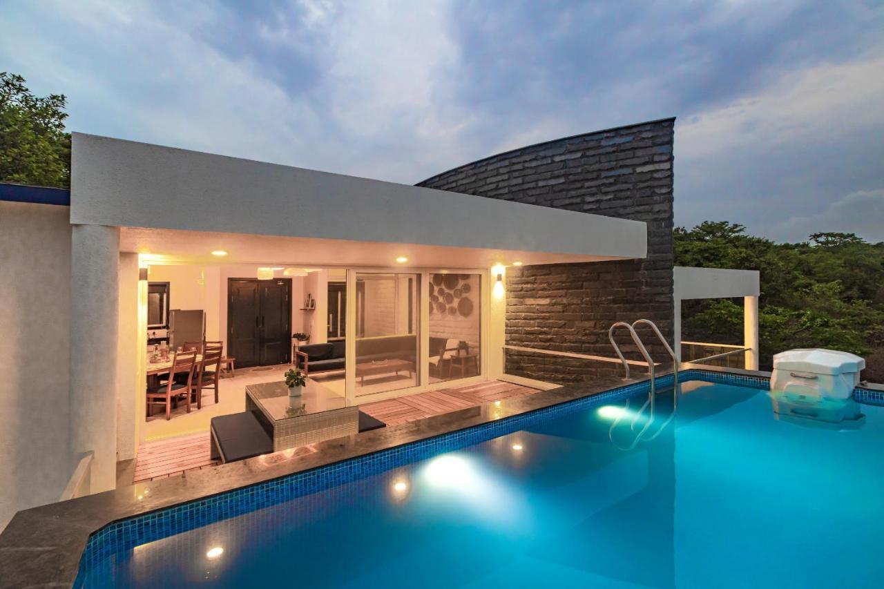 Saffronstays Kaia Waters By Kosha Villas, Pawna - Greek Style Villa With Panoramic View Of Pawna Lake Kolvan Luaran gambar