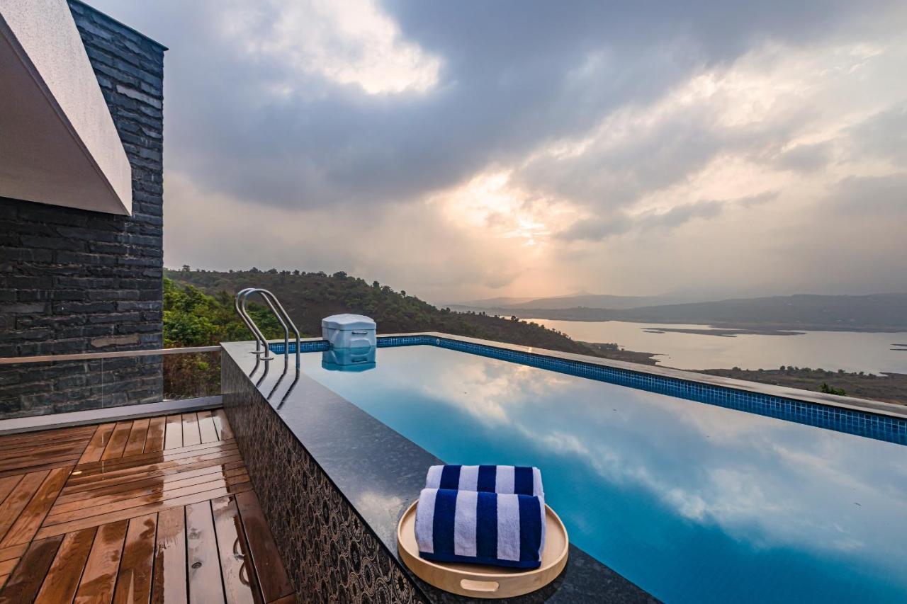 Saffronstays Kaia Waters By Kosha Villas, Pawna - Greek Style Villa With Panoramic View Of Pawna Lake Kolvan Luaran gambar