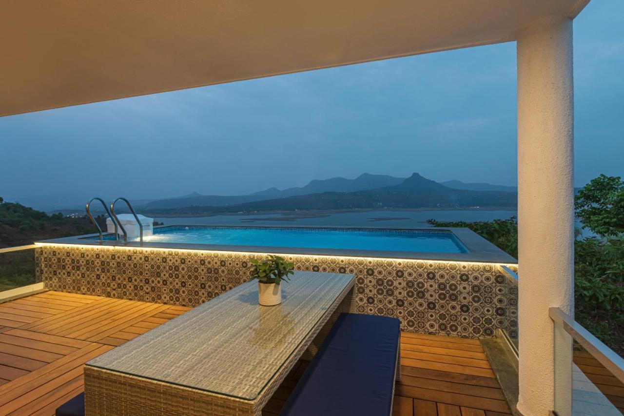 Saffronstays Kaia Waters By Kosha Villas, Pawna - Greek Style Villa With Panoramic View Of Pawna Lake Kolvan Luaran gambar