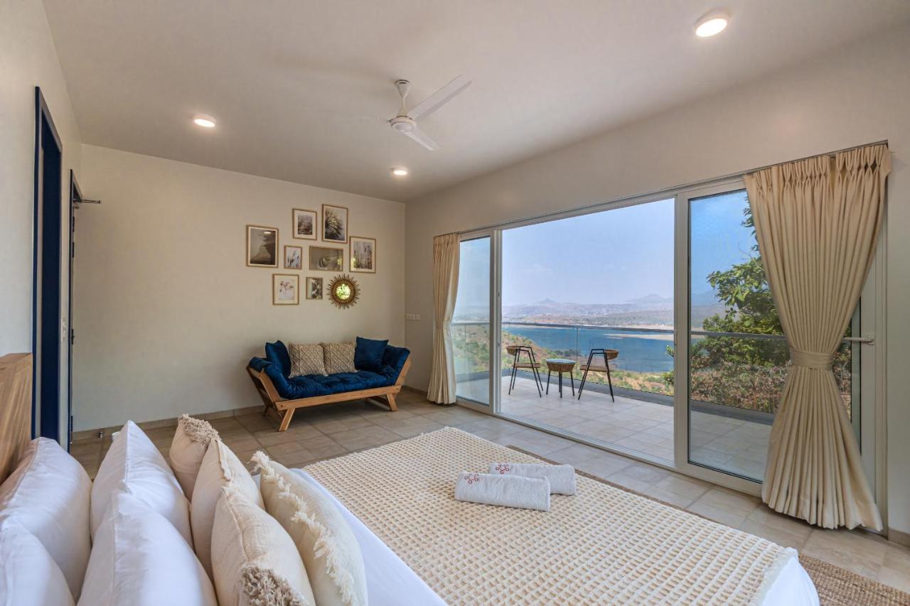 Saffronstays Kaia Waters By Kosha Villas, Pawna - Greek Style Villa With Panoramic View Of Pawna Lake Kolvan Luaran gambar