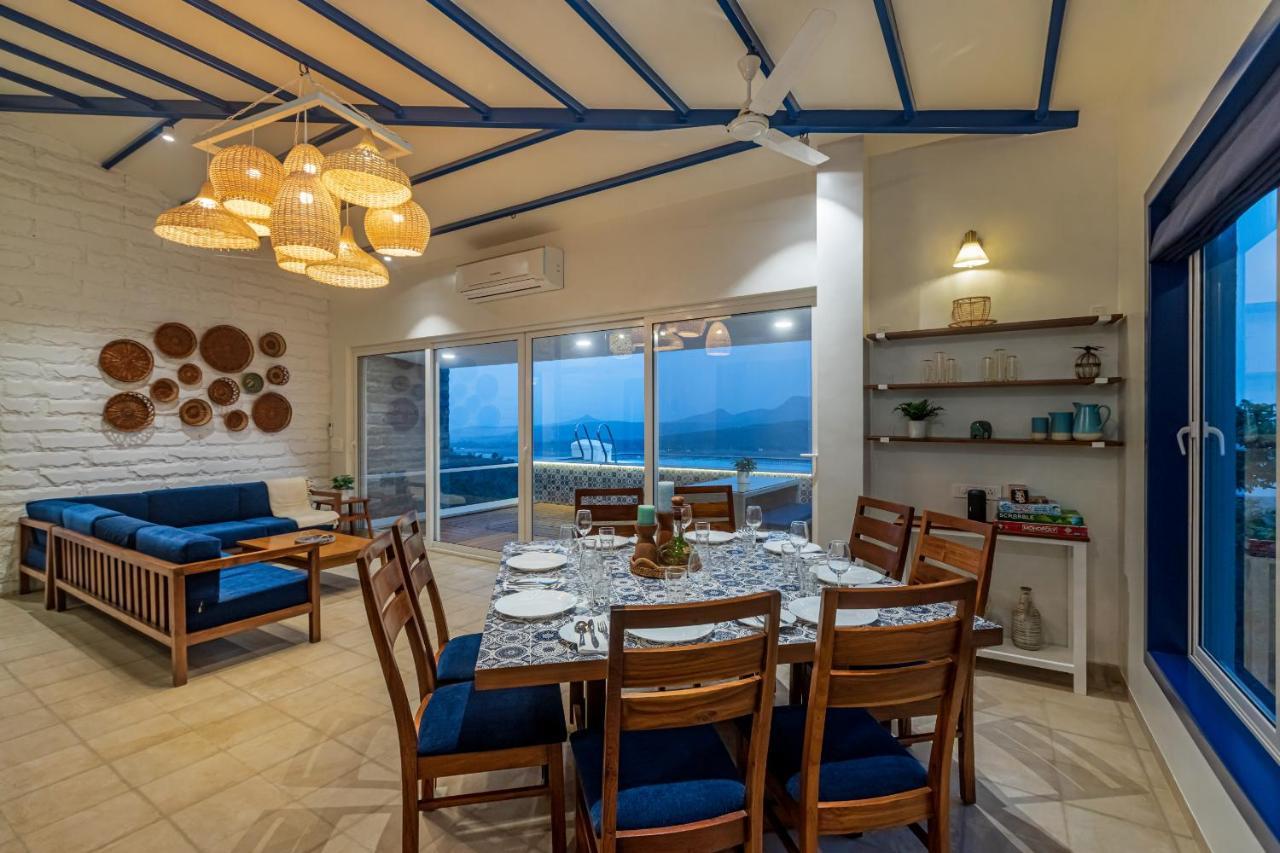 Saffronstays Kaia Waters By Kosha Villas, Pawna - Greek Style Villa With Panoramic View Of Pawna Lake Kolvan Luaran gambar