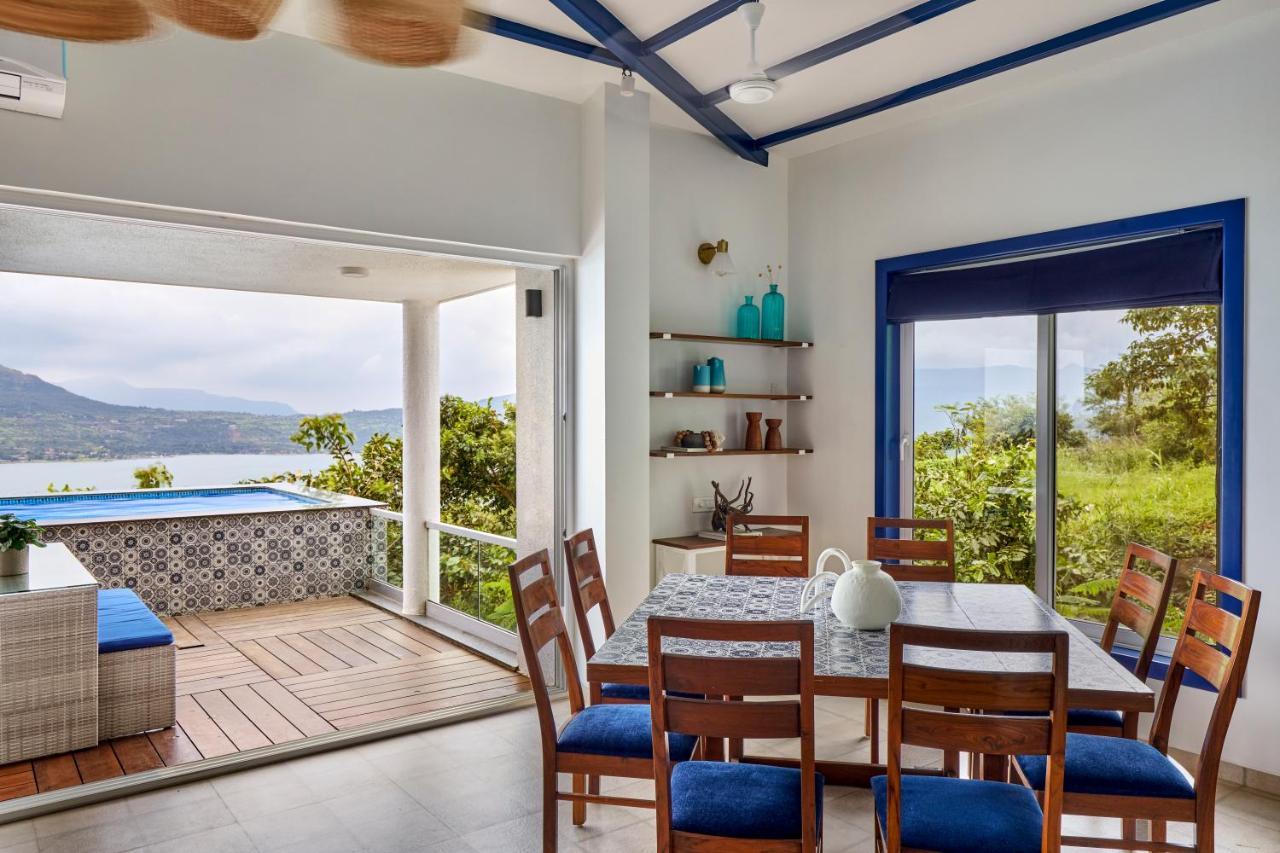 Saffronstays Kaia Waters By Kosha Villas, Pawna - Greek Style Villa With Panoramic View Of Pawna Lake Kolvan Luaran gambar