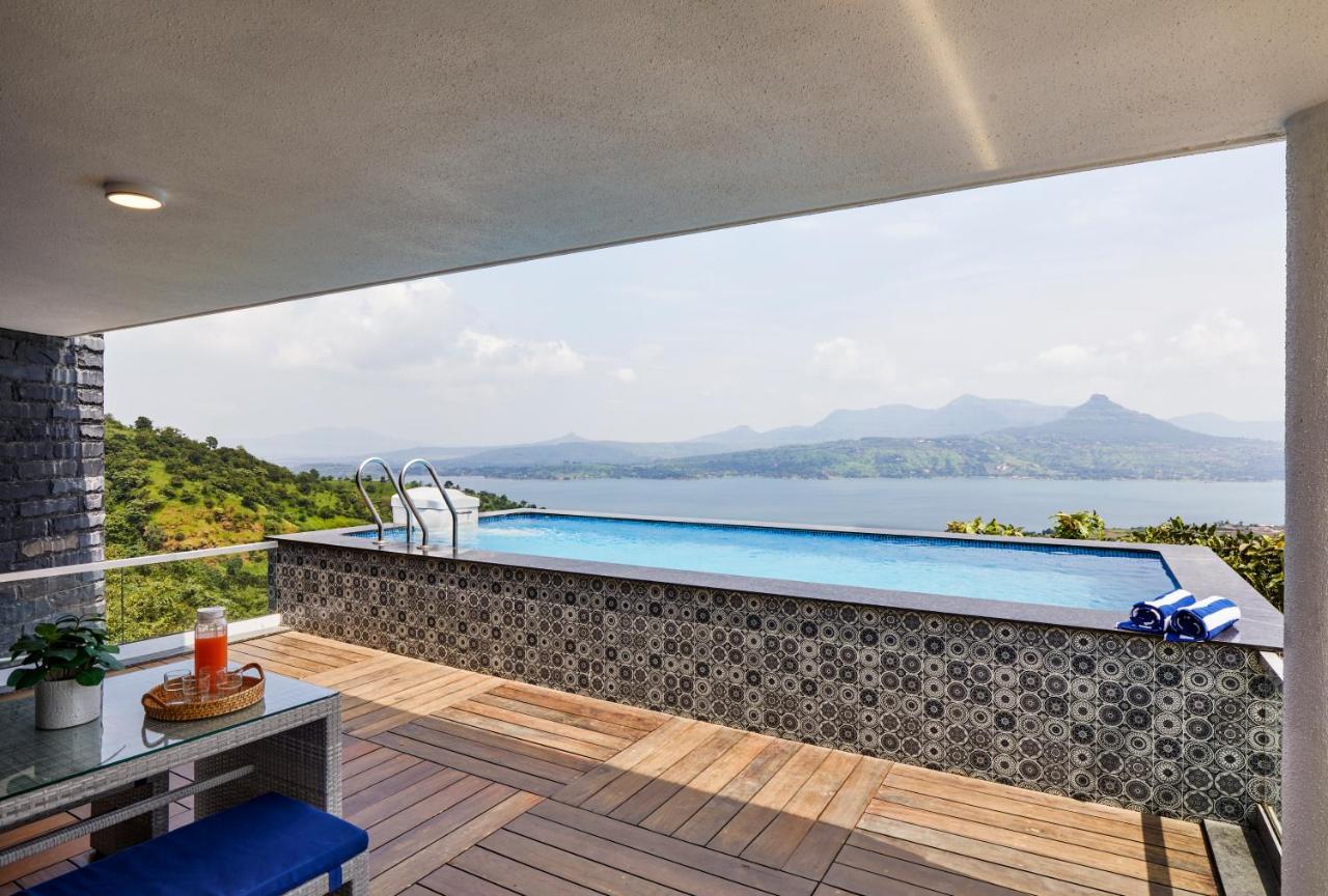 Saffronstays Kaia Waters By Kosha Villas, Pawna - Greek Style Villa With Panoramic View Of Pawna Lake Kolvan Luaran gambar