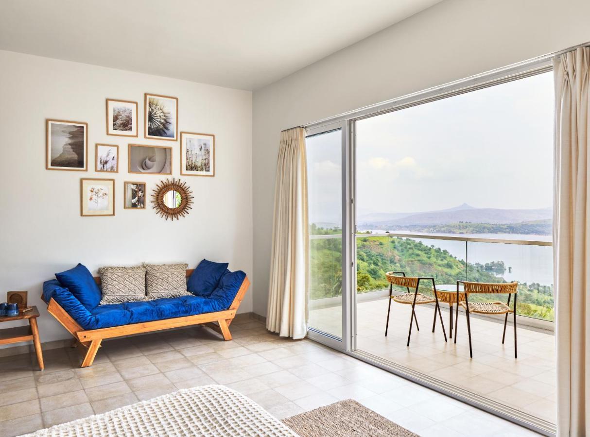Saffronstays Kaia Waters By Kosha Villas, Pawna - Greek Style Villa With Panoramic View Of Pawna Lake Kolvan Luaran gambar